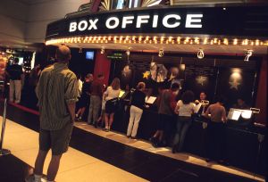 The ticket counter at the AMC Theater on Broadway and 66th Street in Manhattan.